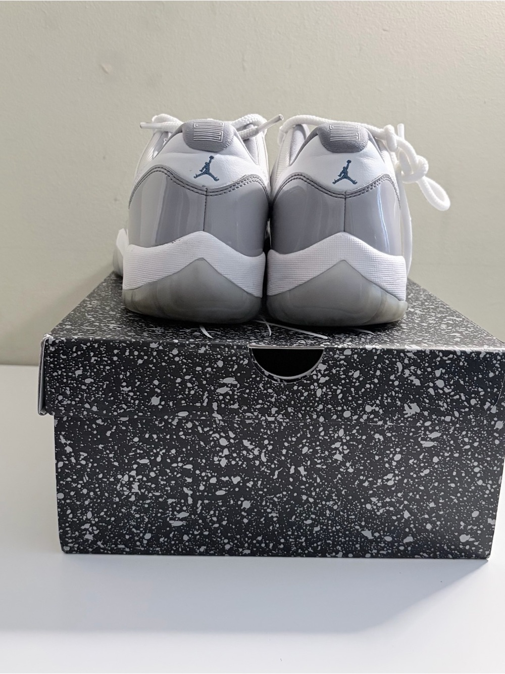 Men’s Jordan 11 Retro Low Cement Gray - Picture 3 of 6